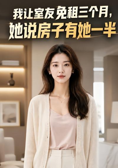 我让室友免租三个月,她说房子有她一半